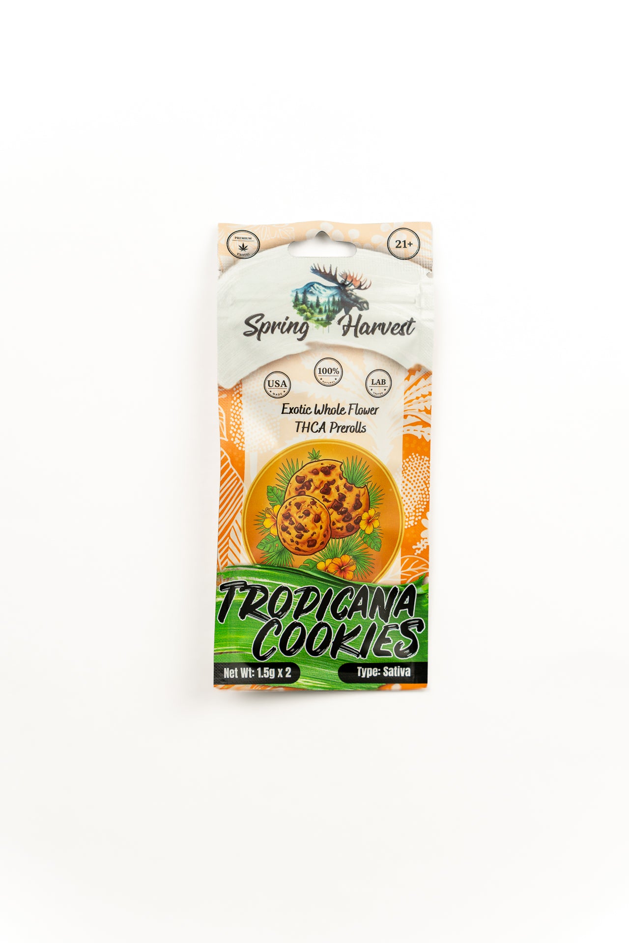 Tropicana Cookies THCA Prerolls –2 Pack