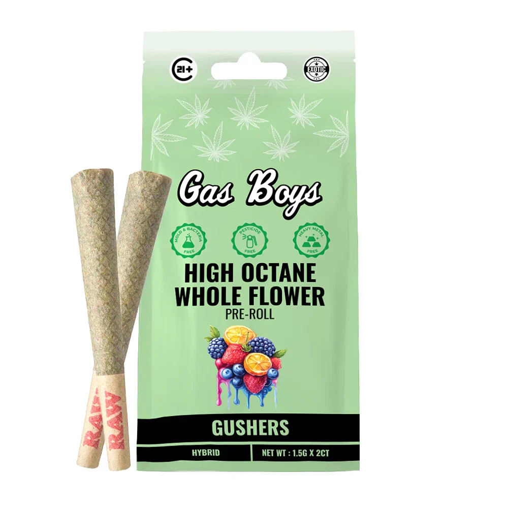 Gushers Whole Flower THCA Prerolls - 2 Pack