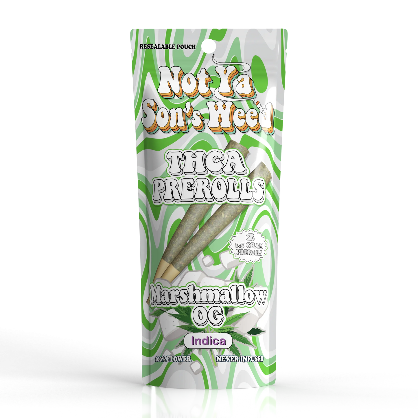 Marshmallow OG THCA Prerolls –2 Pack