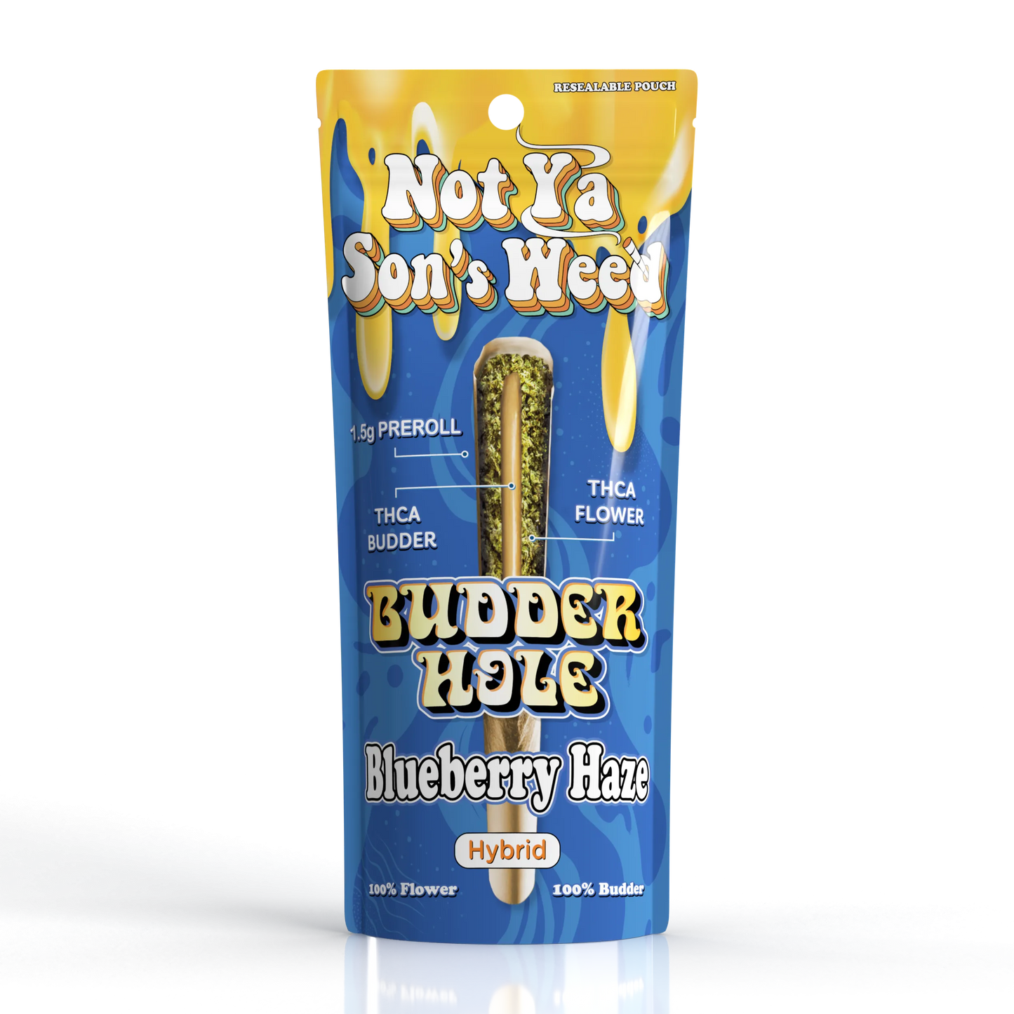 Blueberry Haze Budderhole Prerolls - 2 Pack
