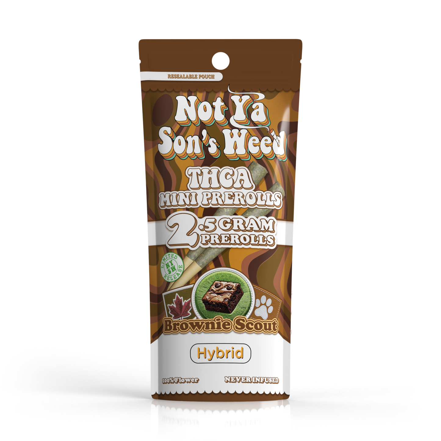 Brownie Scout THCA Mini Prerolls –2 Pack