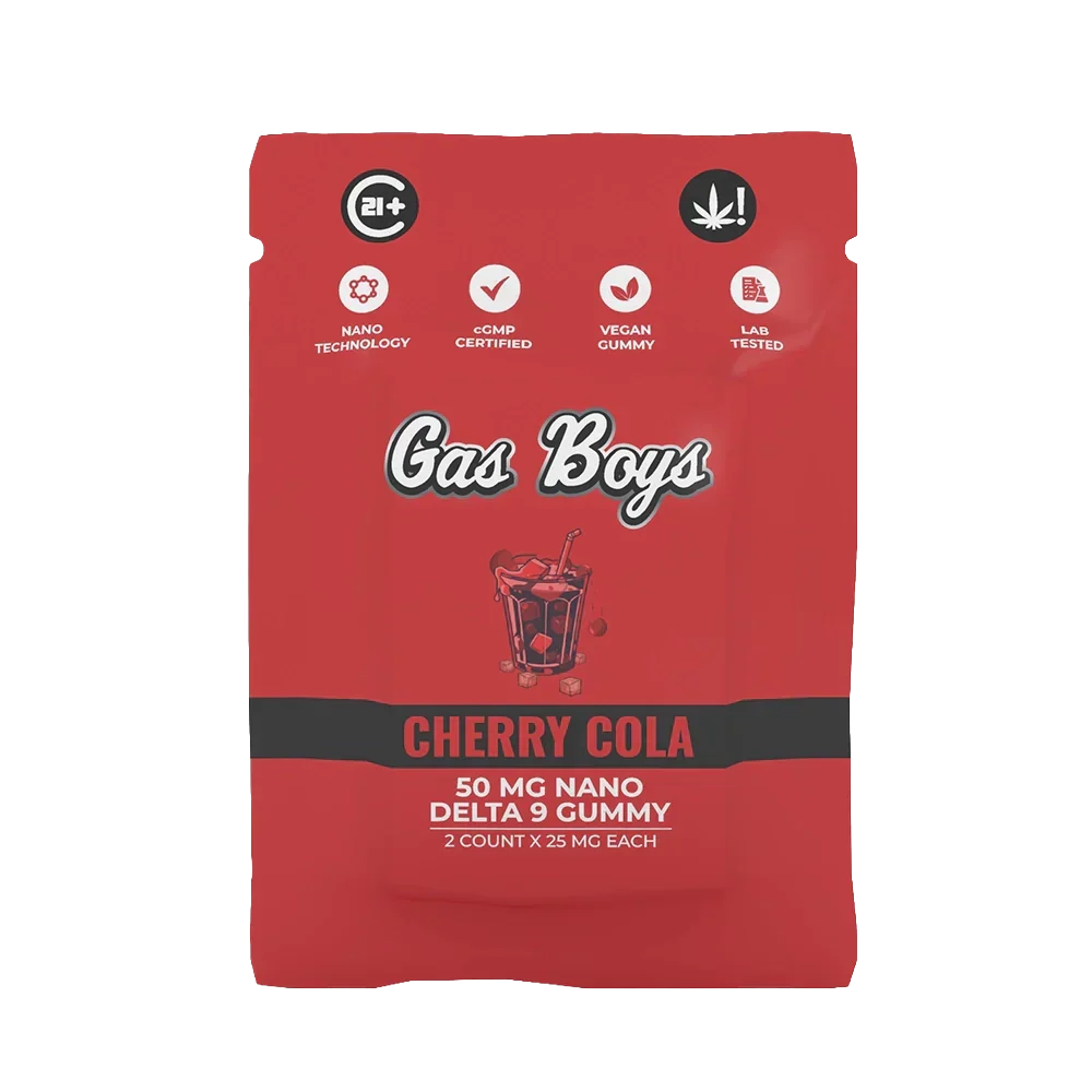 Cherry Cola Nano Delta 9 Gummies 50MG Bag