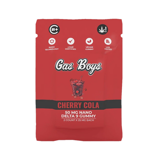 Cherry Cola Nano Delta 9 Gummies 50MG Bag