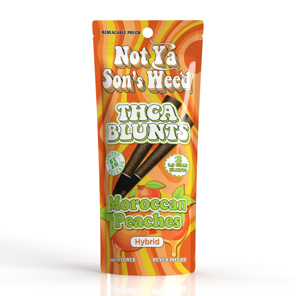 Moroccan Peaches THCA Blunts –2 Pack