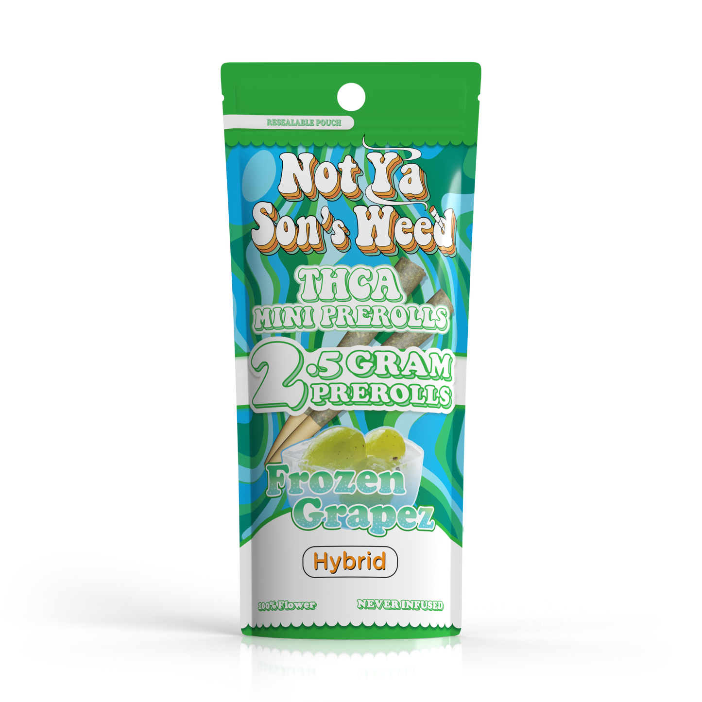 Frozen Grapes THCA Mini Prerolls –2 Pack