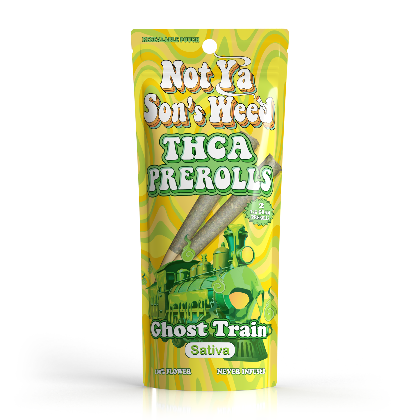 Ghost Train THCA Prerolls –2 Pack