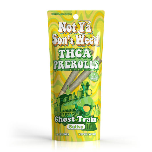 Ghost Train THCA Prerolls –2 Pack