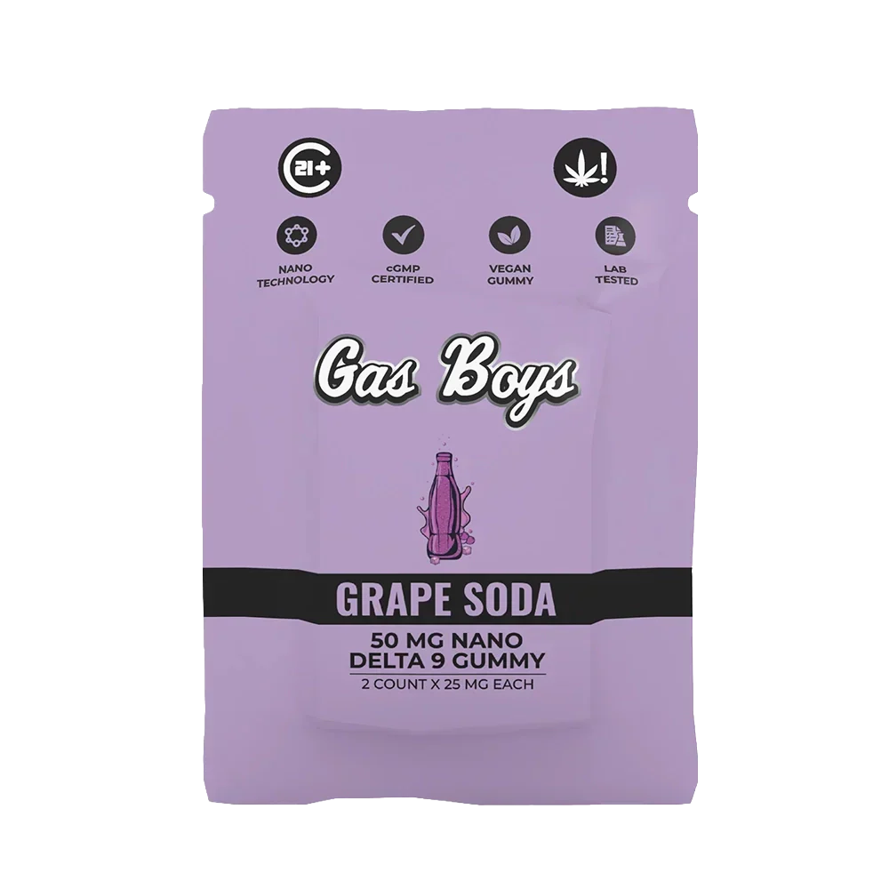 Grape Soda Nano Delta 9 Gummies 50MG Bag