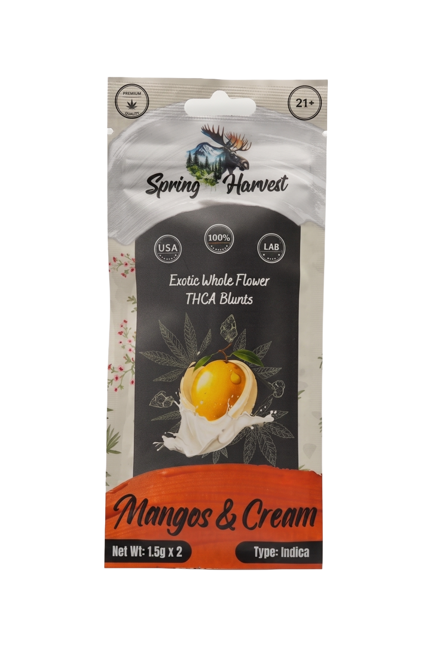 Mangos & Cream THCA Blunts –2 Pack