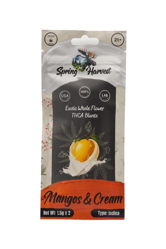 Mangos & Cream THCA Blunts –2 Pack