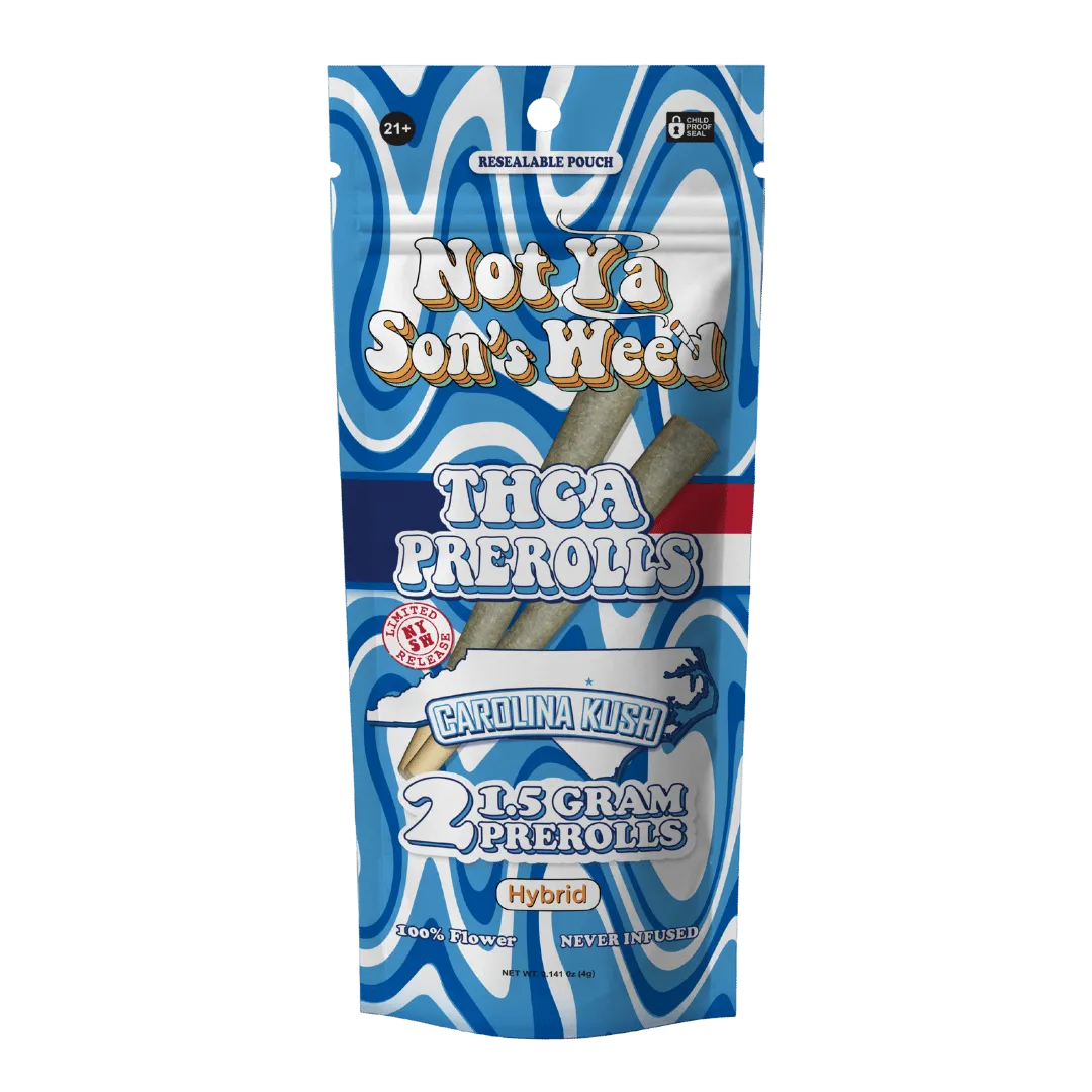 Carolina Kush THCA Prerolls –2 Pack