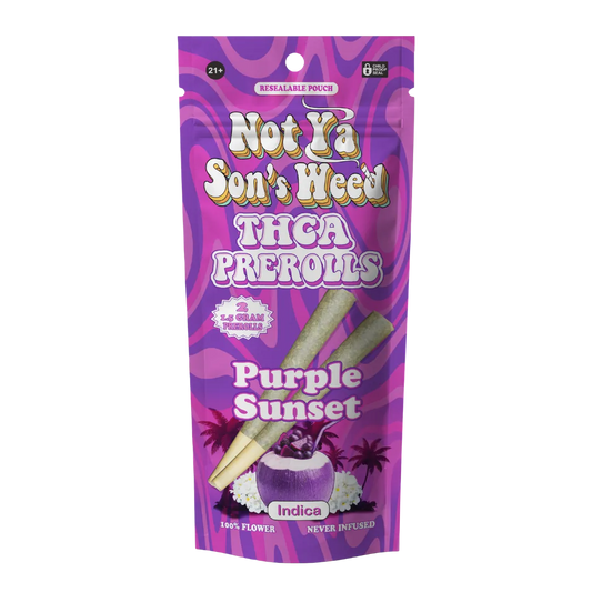 Purple Sunset THCA Prerolls –2 Pack