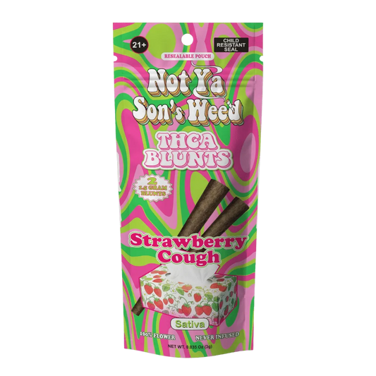 Strawberry Cough THCA Blunts –2 Pack