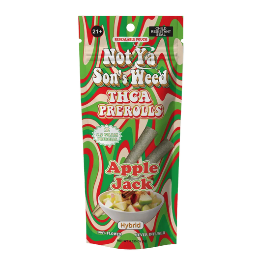 Apple Jack THCA Prerolls –2 Pack