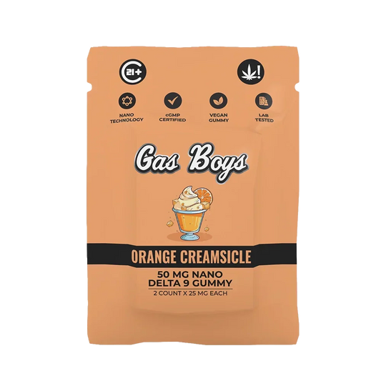 Orange Creamsicle Nano Delta 9 Gummies 50MG Bag