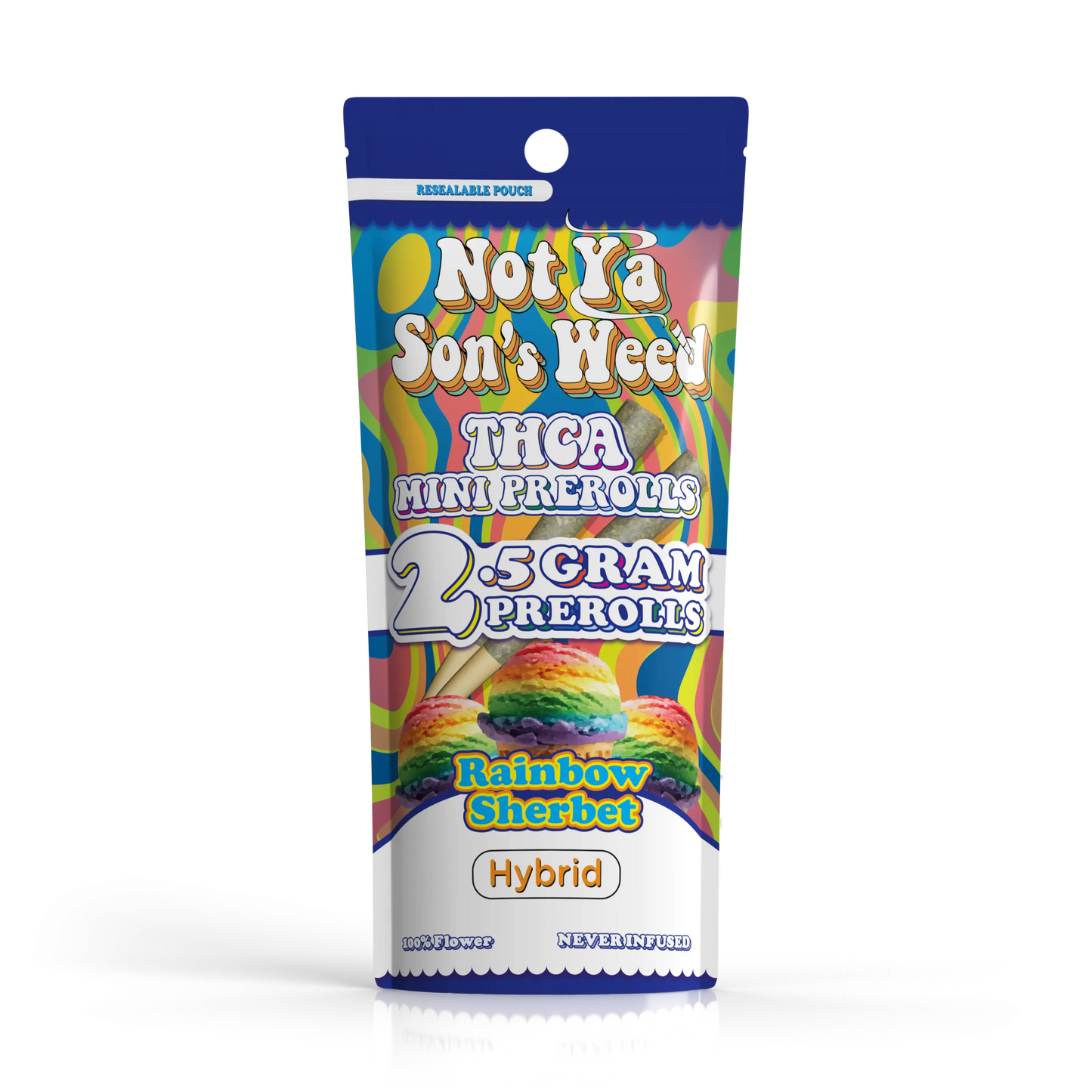 Rainbow Sherbet THCA Mini Prerolls –2 Pack