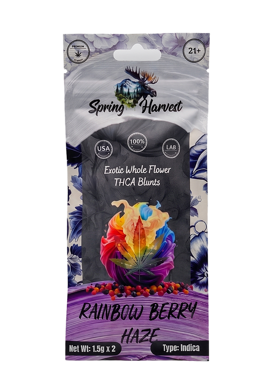 Rainbow Berry Haze THCA Blunts –2 Pack
