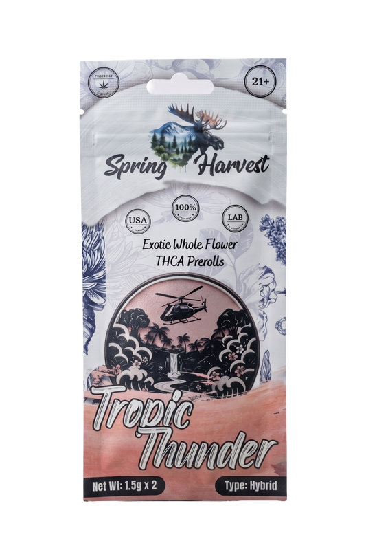 Tropic Thunder THCA Prerolls –2 Pack