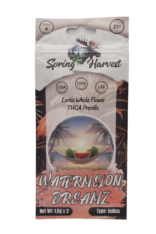 Watermelon Dreamz THCA Prerolls –2 Pack