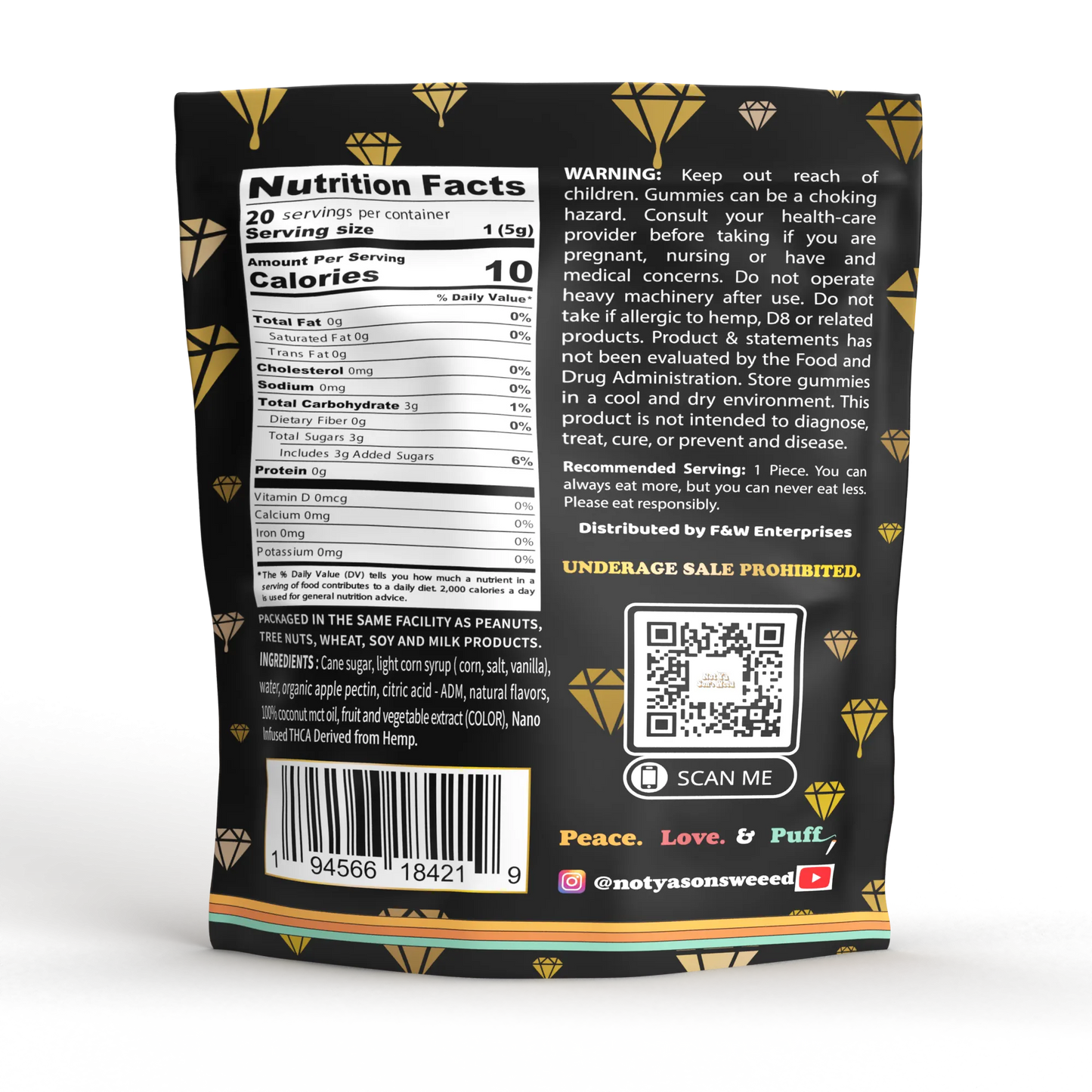 Disco Pack – THCA + Delta 9, Delta 8 & Live Resin Gummies