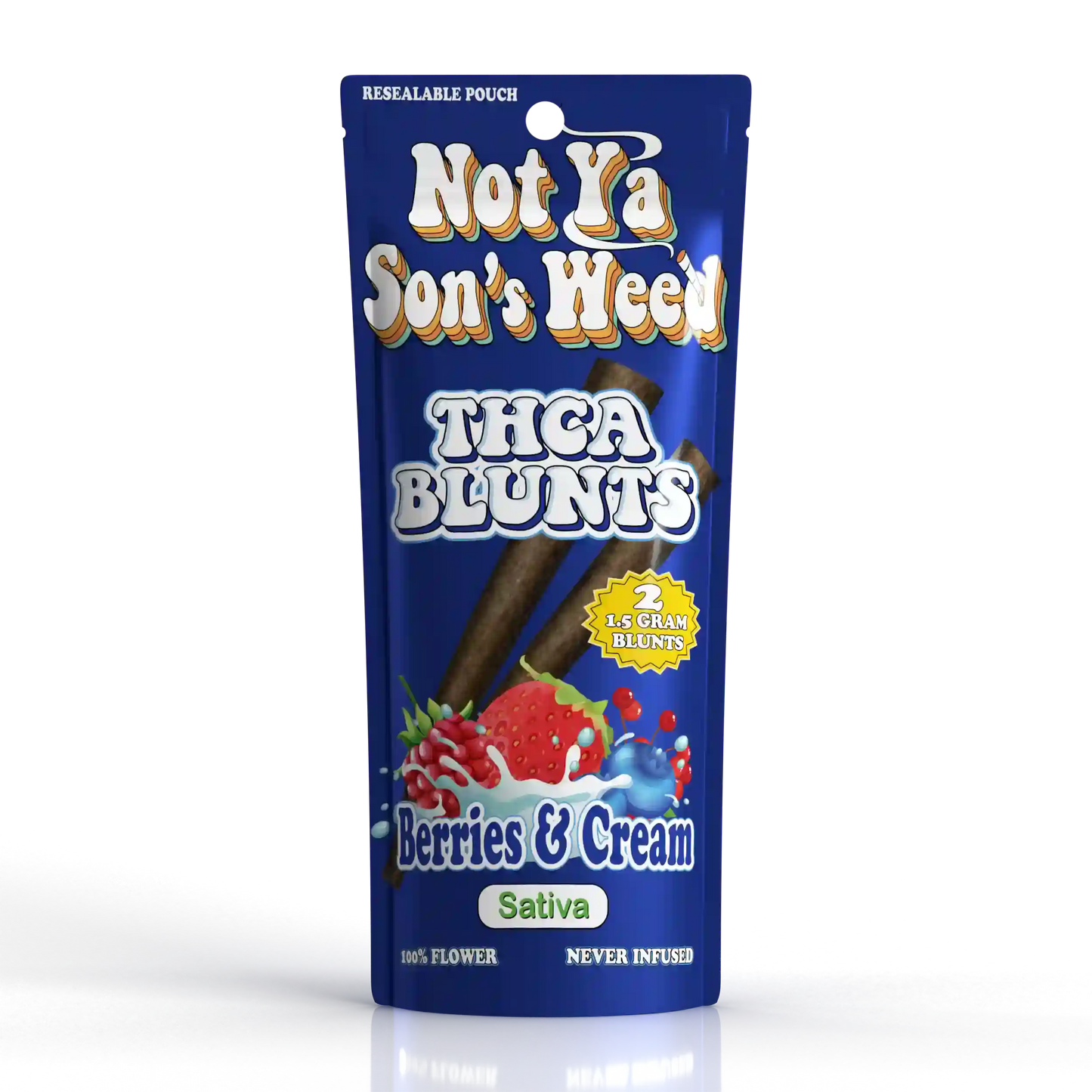 Berries & Cream THCA Blunts –2 Pack